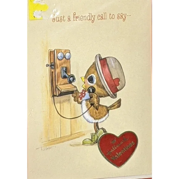 Vtg New in Box 12 Valentine Cards Envelopes 3 designs Spencer Sparrow 4 x 6" - Picture 3 of 4